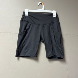 Gray biker shorts